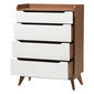 Baxton Studio Brighton 4 Drawer Storage Chest - image 4