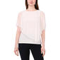 Plus Size MSK Farage Beaded Trim Overlay Blouse - image 1