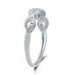 Endless Affection&#8482; 1/10ctw. Diamond Sterling Silver Braid Band - image 2