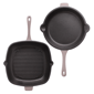 BergHOFF Neo 2pc. Cast Iron Fry Pan & Grill Pan Cookware Set - image 1