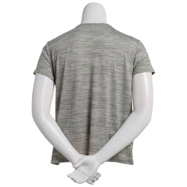 Plus Size MUK LUKS&#174; Short Sleeve Cloud Knit Solid Scoop Neck Tee