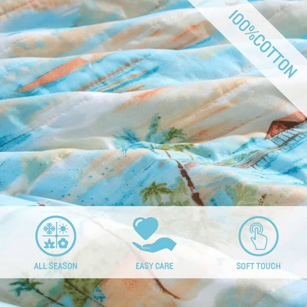 Tommy Bahama Bon Voyage Quilt Set