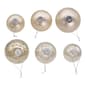 Kurt S. Adler Shiny & Matter Platinum Mercury Glass Ornament Set - image 3