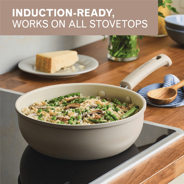 Farberware TrueCook 3.5qrt. Ceramic Plus Induction Chef''s Pan