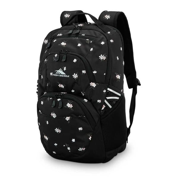 High Sierra Swoop Signature Floral Backpack - Black - image 
