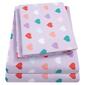 Sweet Home Collection Kids Fun & Colorful Hearts Sheet Set - image 2