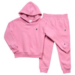 Girls (4-6x) Champion(R) 2pc. Chrome Logo Hoodie & Jogger Set