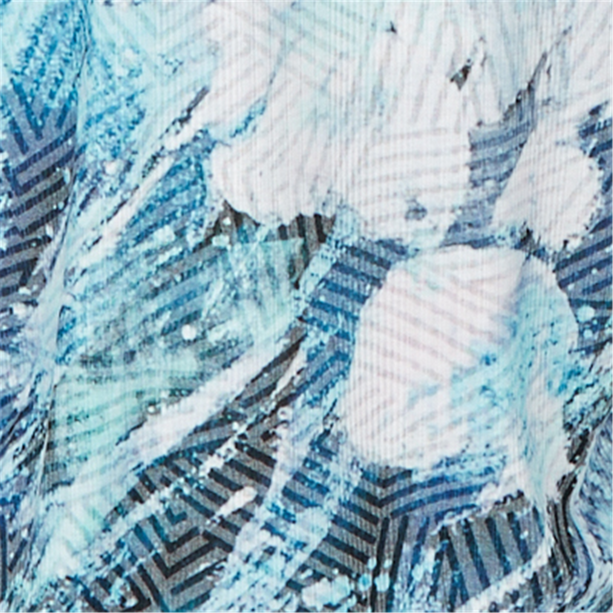 Petite Alfred Dunner Ann Arbor Abstract Watercolor Blouse