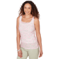 Womens Hearts of Palm Bloom Service Floral Mesh Tank Top - image 3