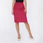 Womens Kasper Solid Zip Slim Skirt - image 1