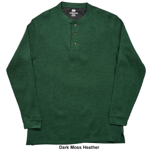 Mens Alpine Lakes Long Sleeve Thermal Henley