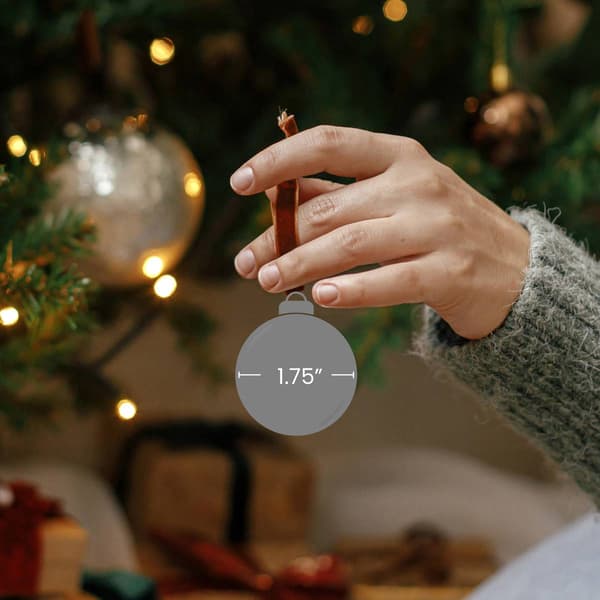 Northlight Seasonal 9ct. Glittered Glass Christmas Ornaments
