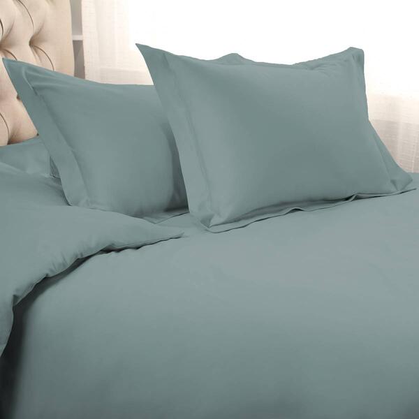Superior 1200 Thread Count Solid Egyptian Cotton Duvet Cover Set - image 