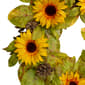 Northlight Seasonal Sunflower and Pine Cone Fall Wreath - image 3