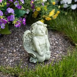 Northlight Seasonal Heavenly Gardens Kneeling Angel Garden Statue