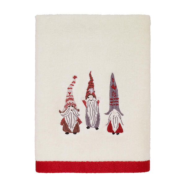 Avanti Christmas Gnomes Hand Towel - image 