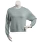 Womens Olivia Parker(R) Double Knit Long Sleeve Crew Sweatshirt - image 1