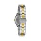 Womens Caravelle Two-Tone Crystal Sport Watch - 45M113 - image 3