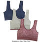 Womens Lucky Brand 3pk. Seamless Comfort Sports Bras LVD27154A - image 3