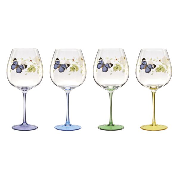 Lenox® Butterfly Meadow® Balloon Wine Glasses - Set of 4