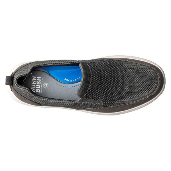 Mens Nunn Bush Ponte Knit Moc Toe Slip-On Sneakers