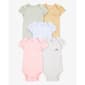 Baby Girl (NB-24M) Carters(R) 5pk. Animal Pocket Dot Bodysuits - image 1