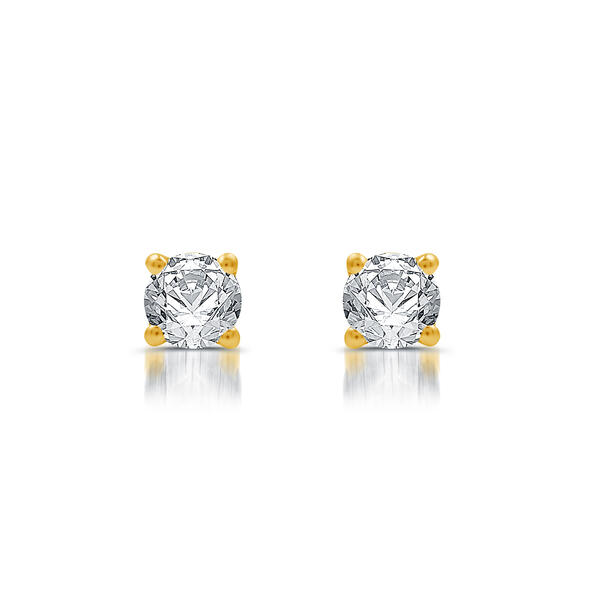 Nova Star&#40;R&#41; 1/4ctw. Lab Grown Diamond Prong Set Stud Earrings - image 