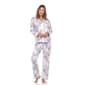 Womens White Mark 2pc. Long Sleeve Floral Pajama Set - image 1