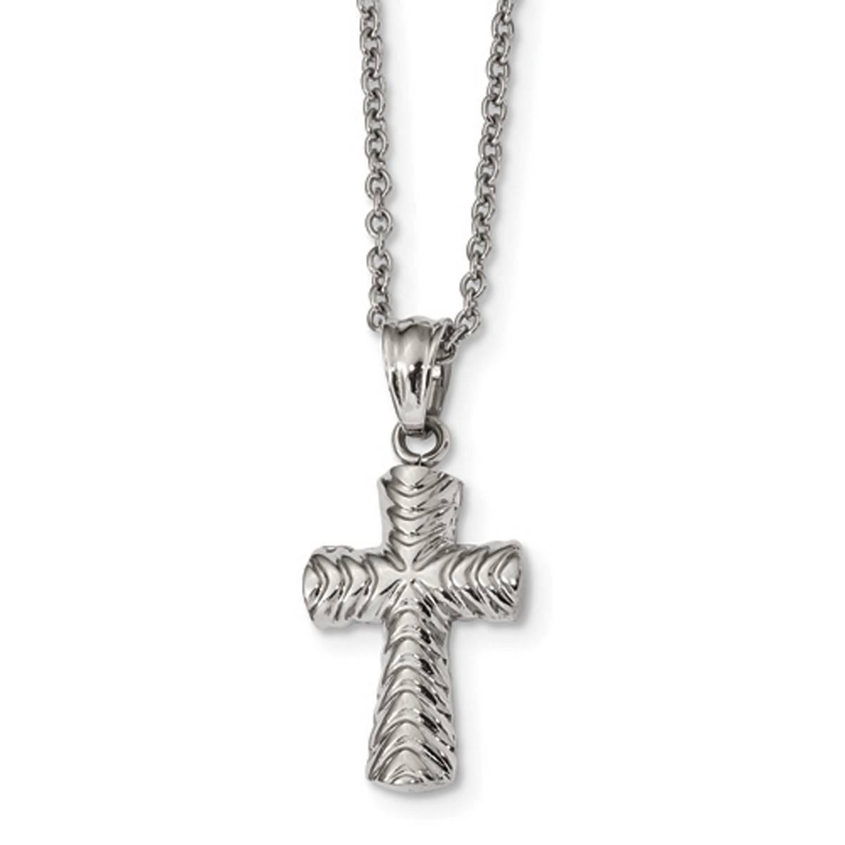 Mens Gentlemen’s Classics™ Polished & Textured Cross...