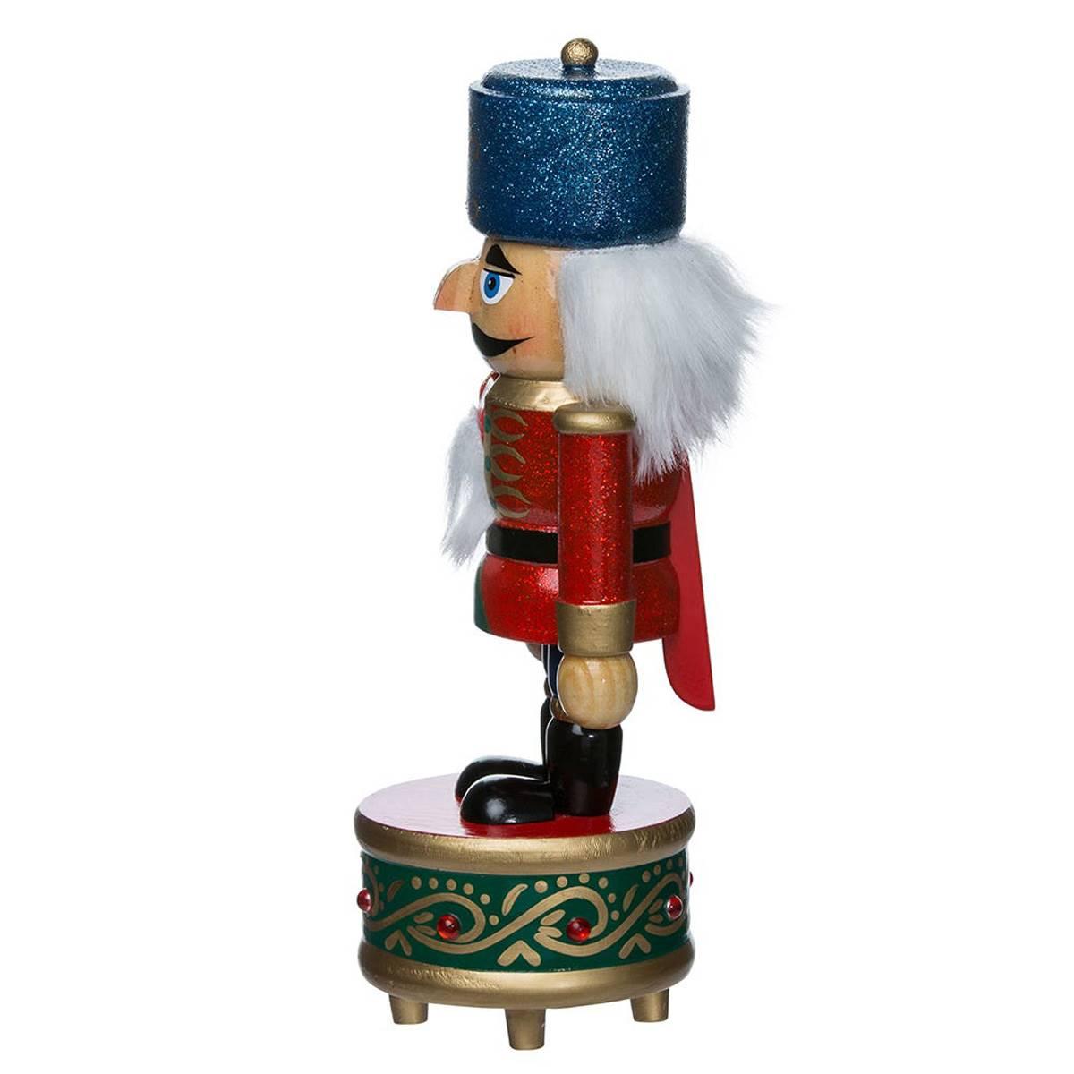 Kurt Adler 8.5in. Wooden Musical Soldier Nutcracker