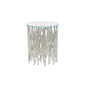 9th & Pike® Contemporary Silver Aluminum Metal End Table - image 1