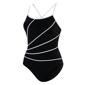 Womens Dolfin® Color Block Criss-Cross Straps One Piece Swimsuit - image 4