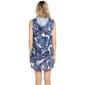 Womens J Valdi Monstera Sleeveless Leaf Zip Hoodie Cover Up - image 3
