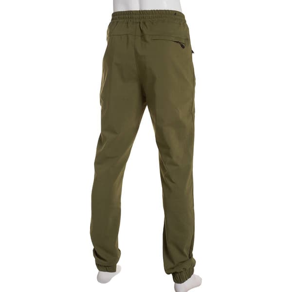 Mens Bola Solid Bonded Joggers w/ Zipper Pockets