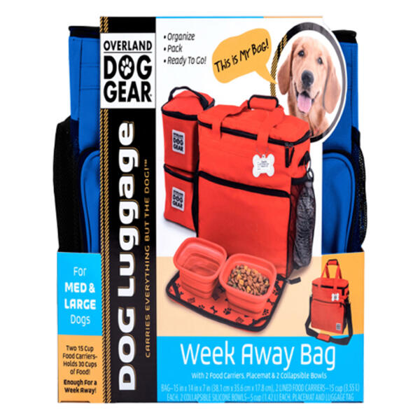 Overland Dog Gear&#8482; Week Away&#8482; Tote Bag - For Medium Dogs