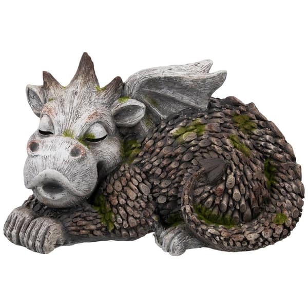 Northlight Seasonal Sleeping Dragon Outdoor Garden Statue