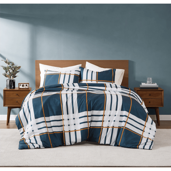 Truly Soft Henry Plaid 3pc. Reversible Duvet Set - image 