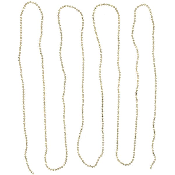 Northlight Seasonal Gold Lame Beaded Christmas Garland
