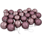 Northlight 24ct. Pink Shiny & Matte Christmas Glass Ornaments - image 6