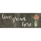 J&V Textiles Cloud Comfort Love Grows Here Kitchen Mat - image 1