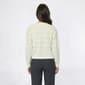 Womens Nicole Miller Long Sleeve 3D Floral Woven Sweater - image 2