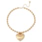 Steve Madden Fluted Heart Pendant Necklace - image 1