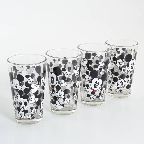 16oz. Mickey Glass Tumblers - Set of 4 - image 