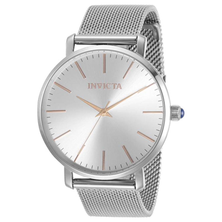 Womens INVICTA Angel Lady 38mm Silver Dial Quartz Watch - 31068