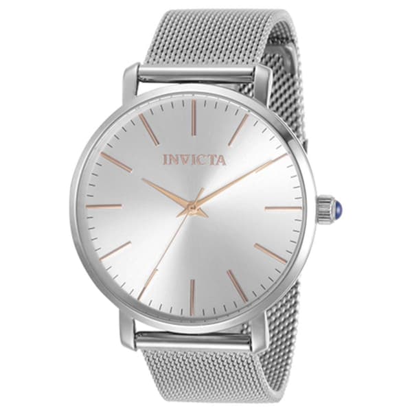 Womens INVICTA Angel Lady 38mm Silver Dial Quartz Watch - 31068 - image 