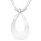 Ellen Tracy Sterling Silver Open Teardrop Pendant - image 1