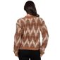 Petite Skye''s the Limit Wild Romance Zig Zag Textured Sweater - image 2