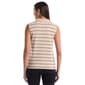 Womens Rafaella® Sleeveless Collared Striped Polo - image 2