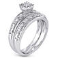 Loveblooms&#8482; Sterling Silver Diamond Bridal Ring Set - image 2