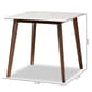 Baxton Studio Kaylee Walnut Brown Finished Wood Dining Table - image 7